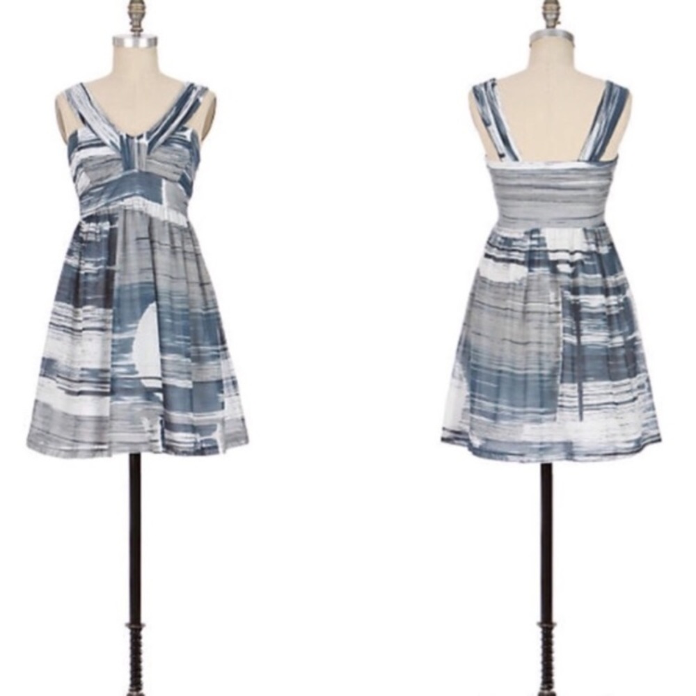 Anthropologie “Sine” Stormy Seaside Dress - Picture 2 of 8
